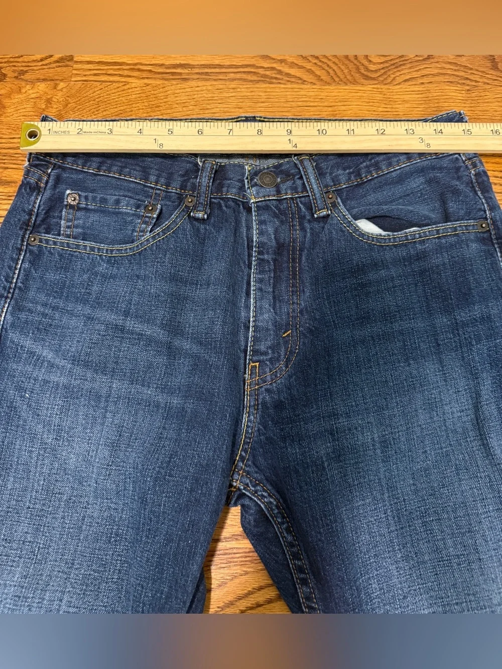 Levi's 505 Men's Straight Jeans Blue Denim Tag 31x30 (Measures 30x28)